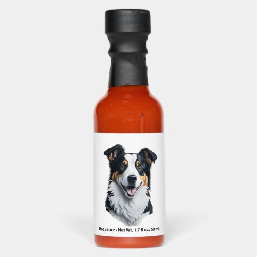 Border Collie face Hot Sauces