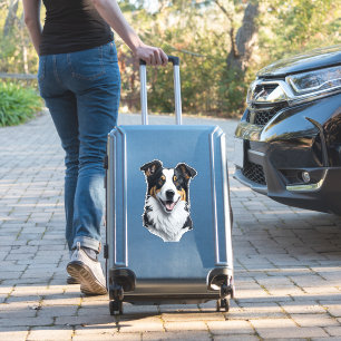 Border Collie face Sticker
