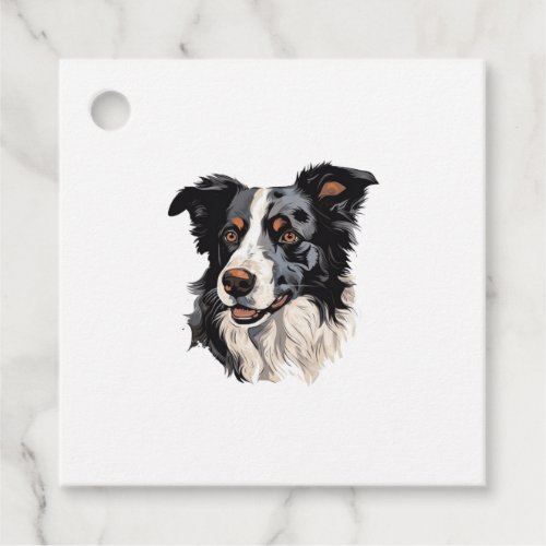 Border Collie Famous Design design _ Smartest Favor Tags