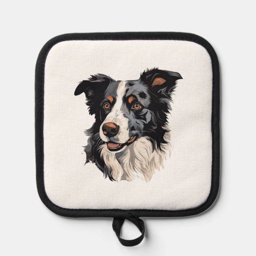 Border Collie Famous Design design _ Smartest  Pot Holder