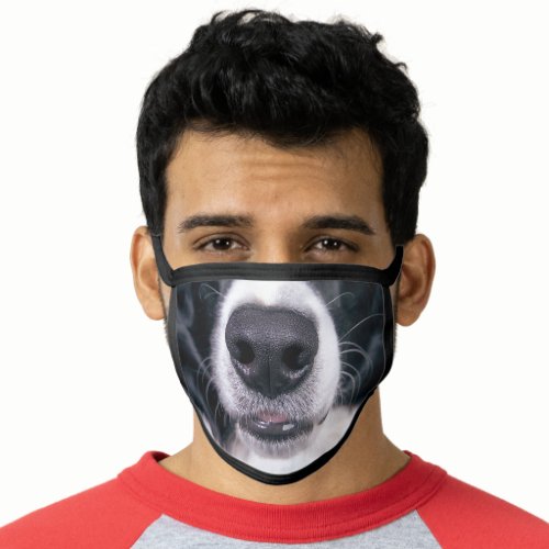 Border Collie Funny Dog Nose Face Mask