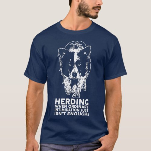 Border Collie Funny Herding Breed T_Shirt
