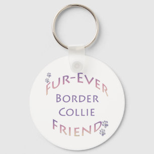 Border Collie Furever Keychain