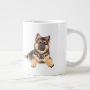 Border Collie German Shepherd Mix Giant Coffee Mug