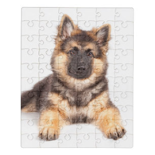 Border Collie German Shepherd Mix Jigsaw Puzzle