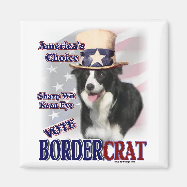 Border Collie Gifts Magnet (Front)