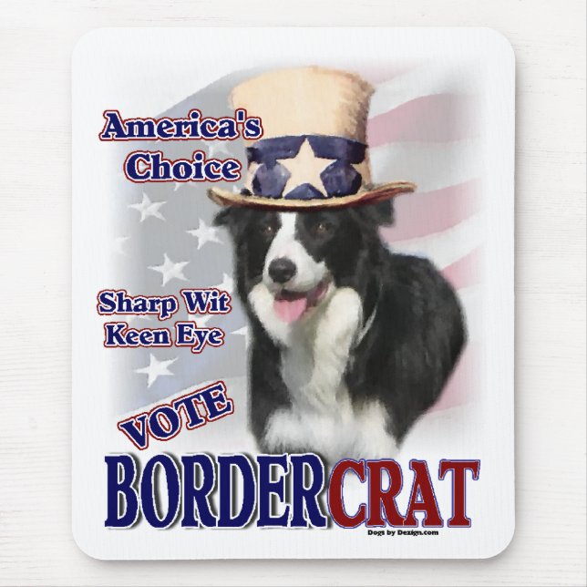 Border Collie Gifts Mouse Pad (Front)