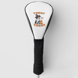 Border Collie Halloween Dog Costume “Treat or Trea Golf Head Cover