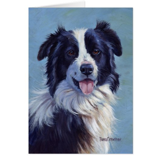 Border Collie Head Cards (Front)