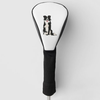 Border Collie Illustration! Golf Head Cover