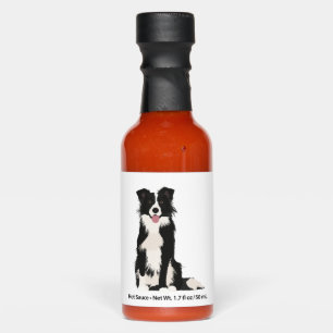 Border Collie Illustration! Hot Sauces