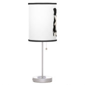 Border Collie Illustration! Table Lamp (Left)