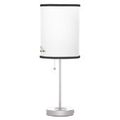 Border Collie Illustration! Table Lamp (Right)