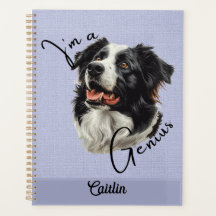 Border Collie -"I'm a Genius"-Customizable Design