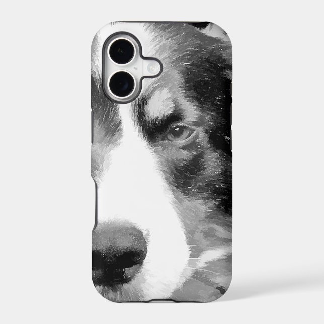 BORDER COLLIE IPHONE CASE (Back)