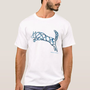 Border Collie Knot, Dark T-Shirt
