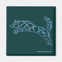 Border Collie Knot, Magnet