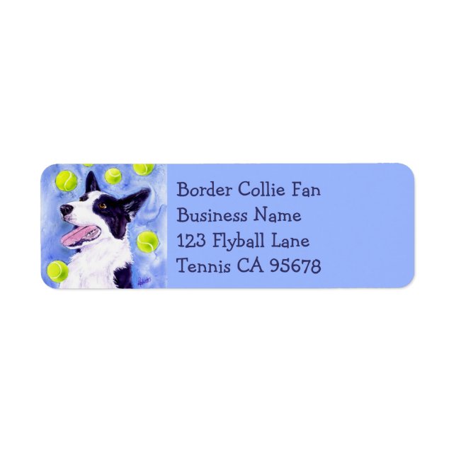 Border Collie Labels- "Magpie's Gold" Label (Front)