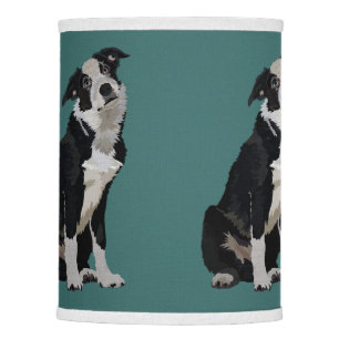 BORDER COLLIE LAMP SHADE