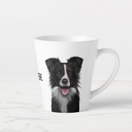 Border Collie Latte Mug