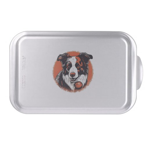 Border Collie Love Dog_Centric Design  Cake Pan
