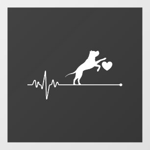 Border Collie Lover Mom Gifts Heartbeat Mother's D Floor Decals