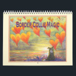 Border Collie Magic wall calendar, picture a month Calendar<br><div class="desc">Bring the intelligence and beauty of Border Collies into your home all year long with this Border Collie wall calendar. Each month features a stunning painting that highlights the breed’s playful energy, loyal nature, and striking good looks. Perfect for dog lovers, pet owners, and anyone who adores this remarkable working...</div>