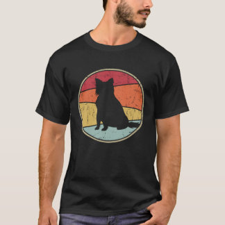 Border Collie   Men Women Border Collie Dog Vintag T-Shirt