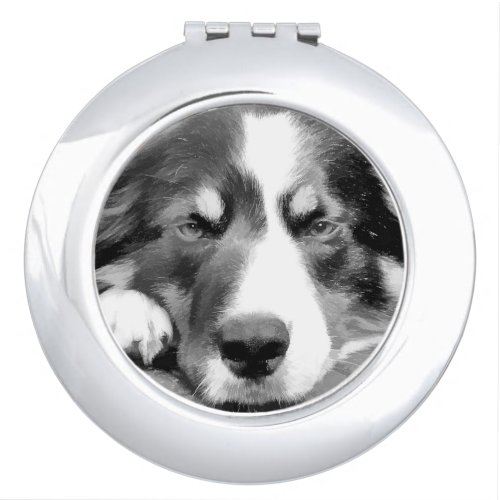 BORDER COLLIE MIRROR FOR MAKEUP