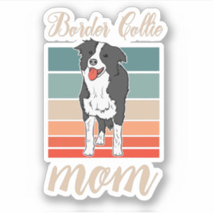 Border Collie Mom Mothers Day Dog Sticker