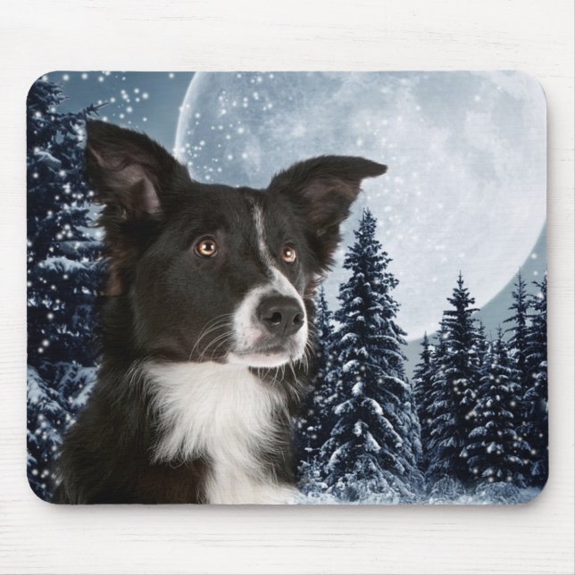 Border Collie Mousepad (Front)