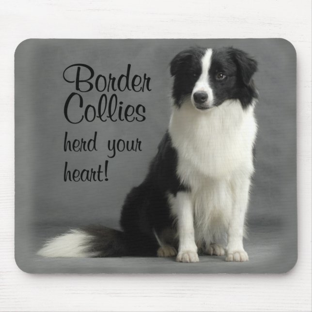 Border Collie Mousepad (Front)