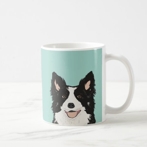 Border Collie Mug _ Cute dog gift for collie owner