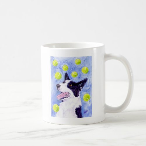 Border Collie Mug _ Magpies Gold