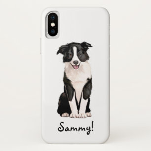 Border Collie Name Customizable iPhone X Case