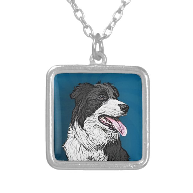 Border Collie Necklace (Front)