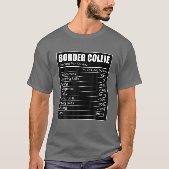 Border Collie Owner Puppy Dog Lover Border Collie T-Shirt (Front)