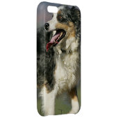 Border Collie Panting 2 iPhone Case (Back Right)