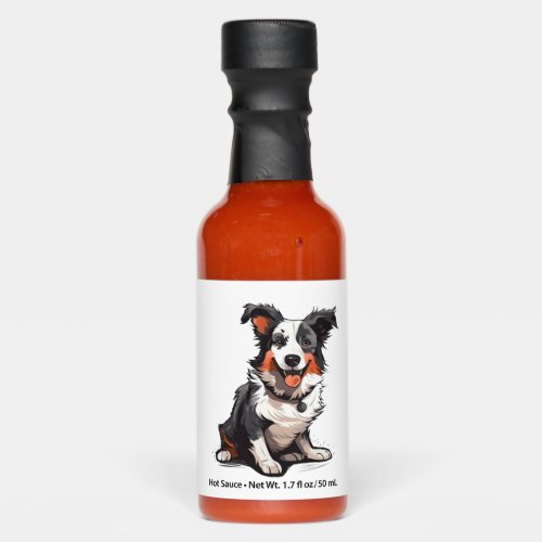 Border Collie Playful Pups _ Funny Cartoon  Hot Sauces