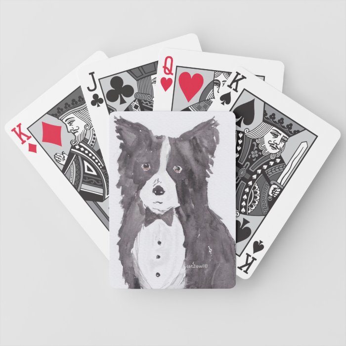 Border Collie Playing Cards