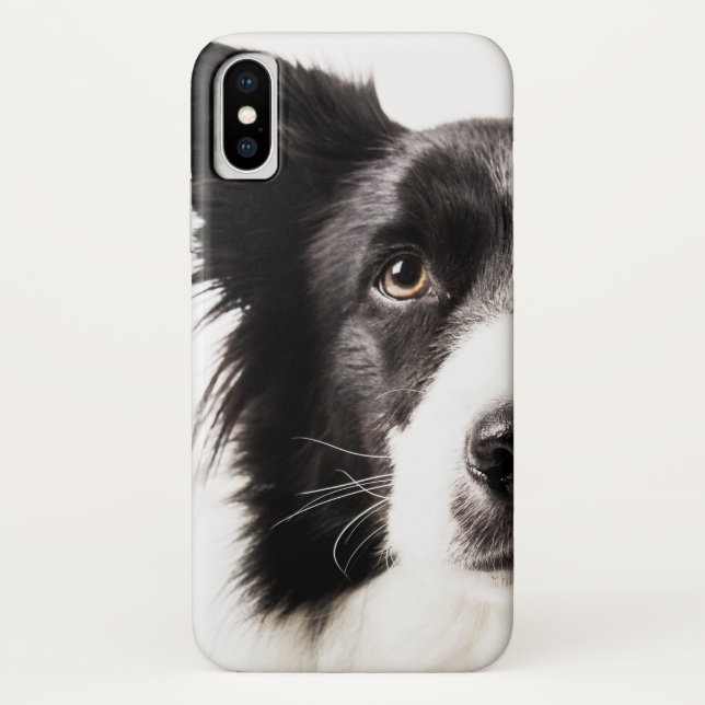Border Collie Portrait Case-Mate iPhone Case (Back)