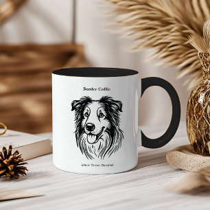 Border Collie Portrait Mug