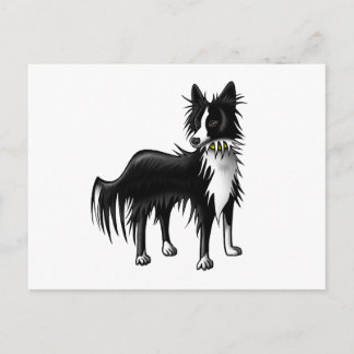 Border Collie Postcard