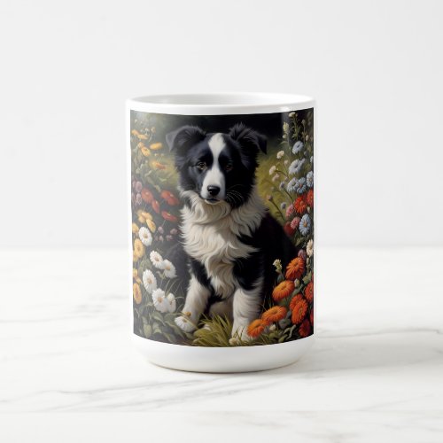 Border Collie Puppy dog cute  Coffee Mug