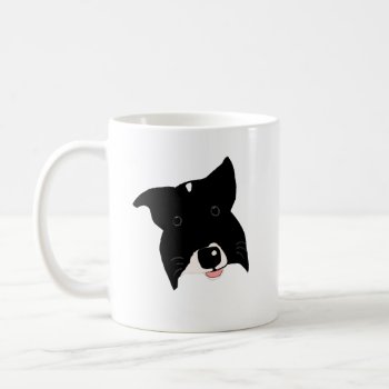 Border Collie Puppy Mug by PawsForaMoment at Zazzle