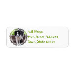 Border Collie Puppy Return Address Label