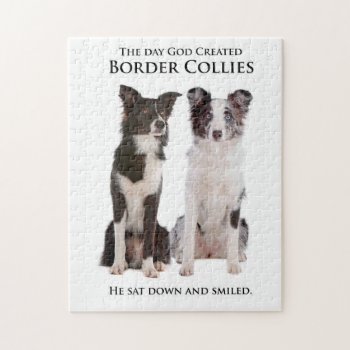 Border Collie Puzzle by ForLoveofDogs at Zazzle