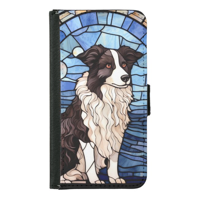 Border Collie  Samsung Galaxy Wallet Case (Front)