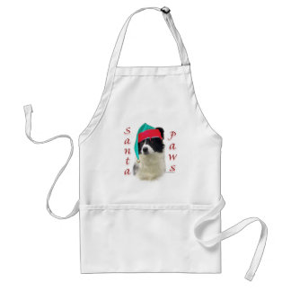 Border Collie Santa Paws Adult Apron