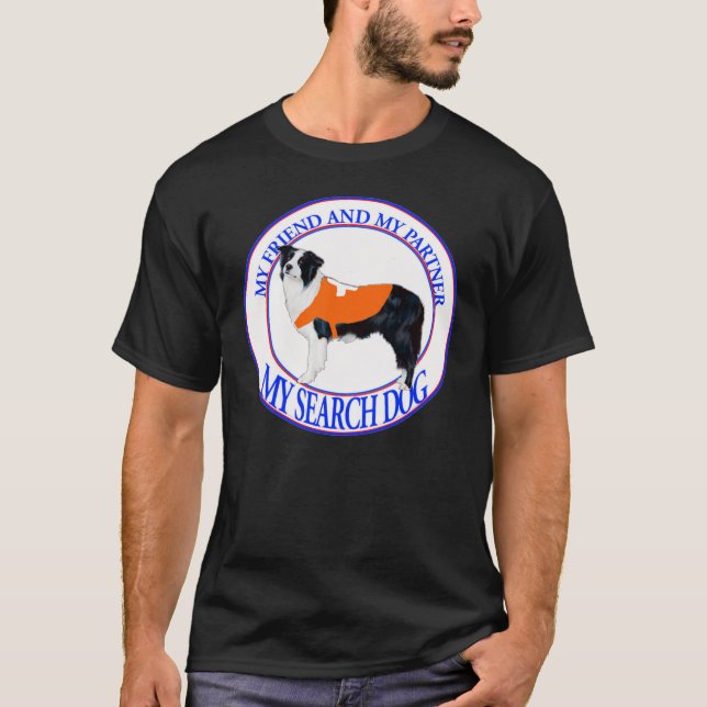 border collie sardog T-Shirt (Front)